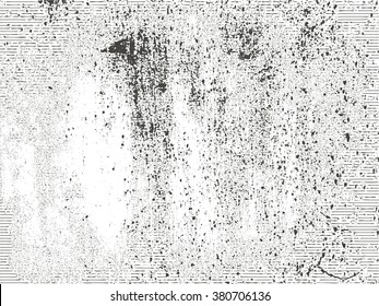 Grunge texture in black and white. Textured background.Vector template. Distress vector texture.Texture over any Object to Create Distressed Effect .