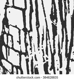 Grunge texture in black and white. Textured background.Vector template. Distress vector texture.Texture over any Object to Create Distressed Effect .