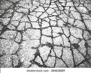Grunge texture in black and white. Textured background.Vector template. Distress vector texture.Texture over any Object to Create Distressed Effect .