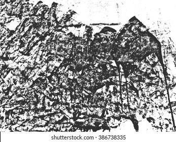 Grunge texture in black and white. Textured background.Vector template. Distress vector texture.Texture over any Object to Create Distressed Effect .