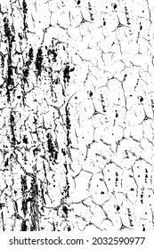 La textura gruesa es en blanco y negro. Fondo monocromático del vector