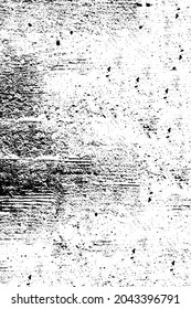 Die Grunge-Textur ist schwarz-weiß. Vektor-einfarbiger Hintergrund