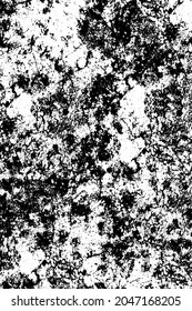 Die Grunge-Textur ist schwarz-weiß. Vektor-einfarbiger Hintergrund