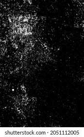 Die Grunge-Textur ist schwarz-weiß. Vektor-einfarbiger Hintergrund