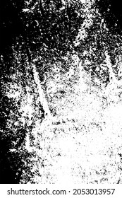 Die Grunge-Textur ist schwarz-weiß. Vektor-einfarbiger Hintergrund