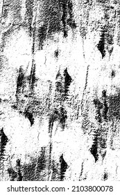 The grunge texture is black and white. Vector monochrome background