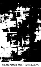 Grunge textura vector blanco y negro. Fondo abstracto vertical
