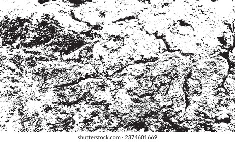 grunge texture black and white vector