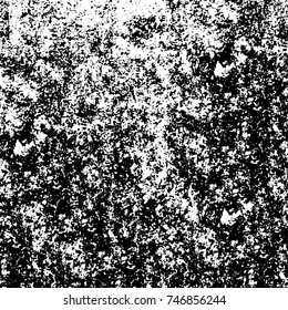 Grunge texture black and white. Vector monochrome texture. Vintage pattern from stains and cracks