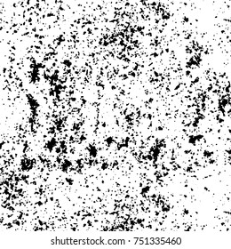 Grunge texture black and white. Vector monochrome texture. Vintage pattern from stains and cracks