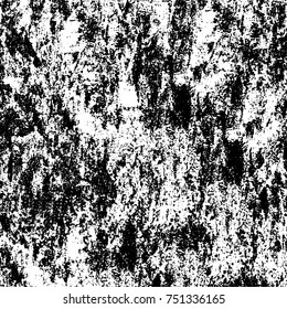 Grunge texture black and white. Vector monochrome texture. Vintage pattern from stains and cracks