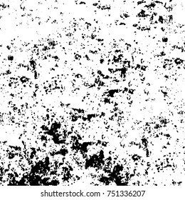 Grunge texture black and white. Vector monochrome texture. Vintage pattern from stains and cracks