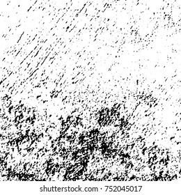 Grunge texture black and white. Vector monochrome texture. Vintage pattern from stains and cracks