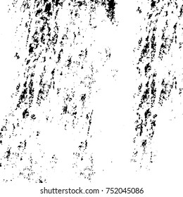 Grunge texture black and white. Vector monochrome texture. Vintage pattern from stains and cracks
