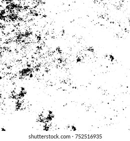 Grunge texture black and white. Vector monochrome texture. Vintage pattern from stains and cracks