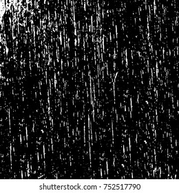 Grunge texture black and white. Vector monochrome texture. Vintage pattern from stains and cracks