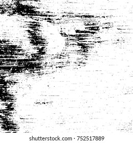 Grunge texture black and white. Vector monochrome texture. Vintage pattern from stains and cracks