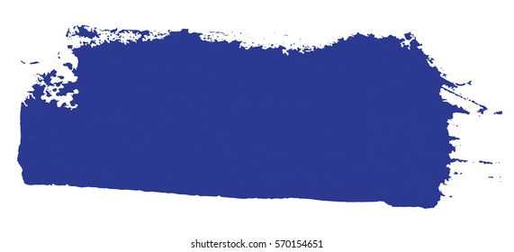 Grunge texture. Blue brush on white. Vector template. Urban Background. Dust Overlay Distress Grain. Hand drawn illustration. Abstract shape for your design or scrapbook. 
