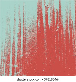 Grunge texture in blue and red colors. Textured cracked background. Vector template. Distress vector texture.