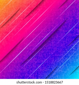 Grunge texture bright gradient effect dirty paper abstract background for banner, poster or flyer, lines incision at an angle