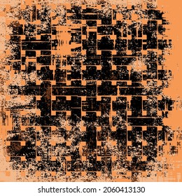 Grunge texture of brown color. Scratched surface background