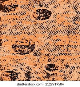 Grunge texture of brown color. Scratched surface background