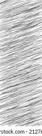 Textura Grunge De Doodles De Mano Caótica. Líneas negras de mano libre en fondo blanco