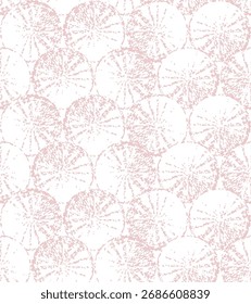 Grunge texture circles geometry fabric design.white and summer brown painted circles fabric print. Grunge textured background circles geometrical pattern for textiles, wallpapers, dress, backgrounds