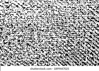 Grunge texture of coarse fabric close-up with a clear interweaving of threads. Burlap, abstract background. Vector illustration. Overlay Template.