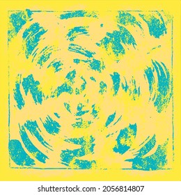 The grunge texture is colored