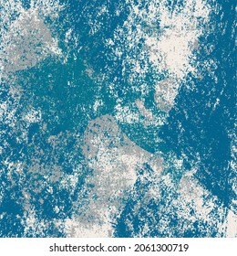 The grunge texture is colored. Multi-color abstract background