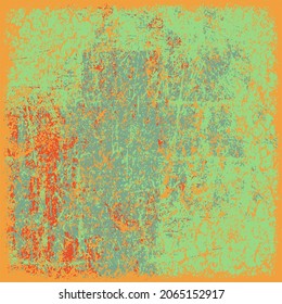 The grunge texture is colored. Multi-color abstract background