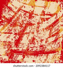 The grunge texture is colored. Multi-color abstract background