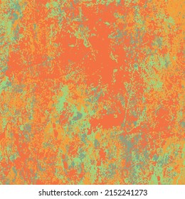 The grunge texture is colored. Multi-color abstract background