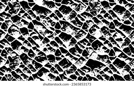 Grunge textura de grietas, venas, líneas. Fondo negro del vector