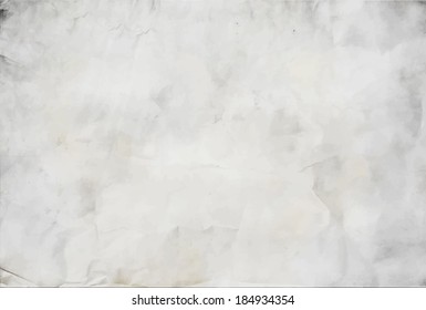 Grunge texture of crumpled paper. Vector illustration.