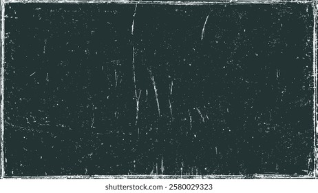 Grunge texture dark green background distressed vintage abstract rough aged old weathered scratched. Worn dirty overlay effect pattern surface wall design with military olive forest natural horizontal style