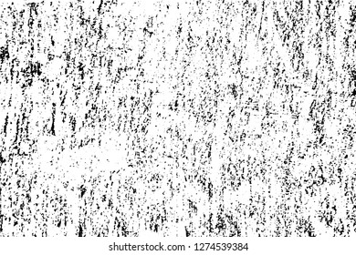 Grunge texture of dirty stained wall surface. Monochrome uneven noisy rusty texture. Overlay template for simple creation of grunge effect. Vector EPS10 illustration