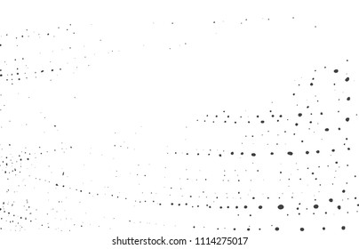 Grunge texture. Distress black grey rough trace. Bewitching background. Noise dirty grunge texture. Flawless artistic surface. Vector illustration.