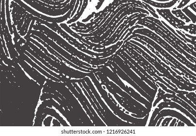 Grunge texture. Distress black grey rough trace. Bewitching background. Noise dirty grunge texture. Elegant artistic surface. Vector illustration.