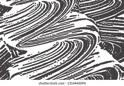 Grunge texture. Distress black grey rough trace. Adorable background. Noise dirty grunge texture. Exotic artistic surface. Vector illustration.
