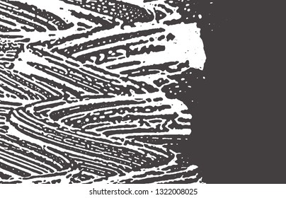 Grunge texture. Distress black grey rough trace. Artistic background. Noise dirty grunge texture. Stunning artistic surface. Vector illustration.
