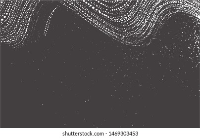 Grunge texture. Distress black grey rough trace. Awesome background. Noise dirty grunge texture. Authentic artistic surface. Vector illustration.