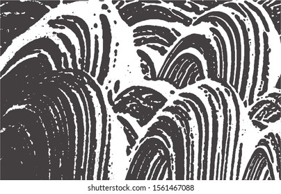 Grunge texture. Distress black grey rough trace. Admirable background. Noise dirty grunge texture. Dramatic artistic surface. Vector illustration.