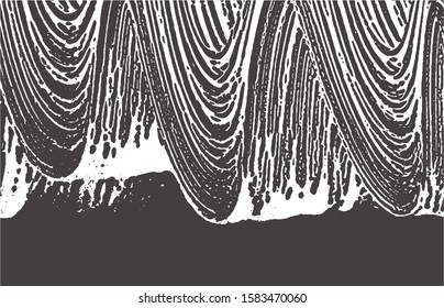 Grunge texture. Distress black grey rough trace. Attractive background. Noise dirty grunge texture. Adorable artistic surface. Vector illustration.