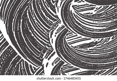 Grunge texture. Distress black grey rough trace. Artistic background. Noise dirty grunge texture. Fair artistic surface. Vector illustration.
