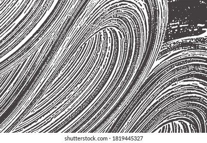 Grunge texture. Distress black grey rough trace. Authentic background. Noise dirty grunge texture. Alluring artistic surface. Vector illustration.