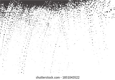 Grunge texture. Distress black grey rough trace. Bewitching background. Noise dirty grunge texture. Favorable artistic surface. Vector illustration.