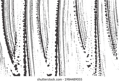 Grunge texture. Distress black grey rough trace. Bewitching background. Noise dirty grunge texture. Indelible artistic surface. Vector illustration.