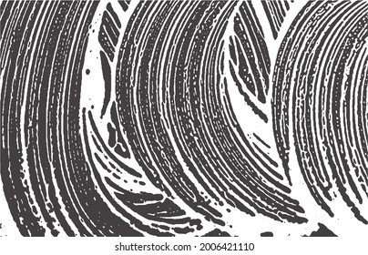 Grunge texture. Distress black grey rough trace. Bewitching background. Noise dirty grunge texture. Extra artistic surface. Vector illustration.